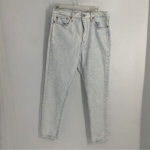 Levis Wedgie Skinny Size 32 Very Light Wash High Waisted Skinny Jeans